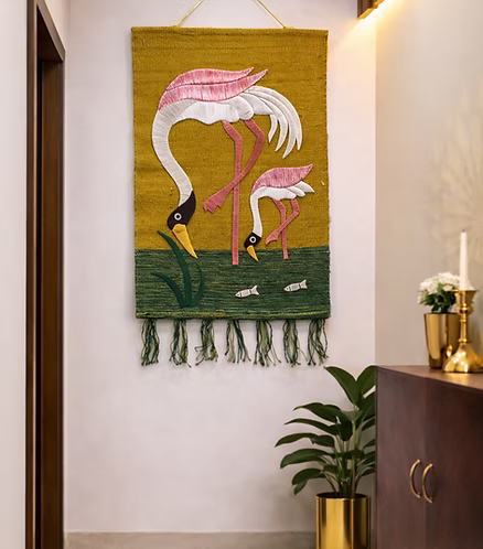 Cranes by the Water (24" × 30")