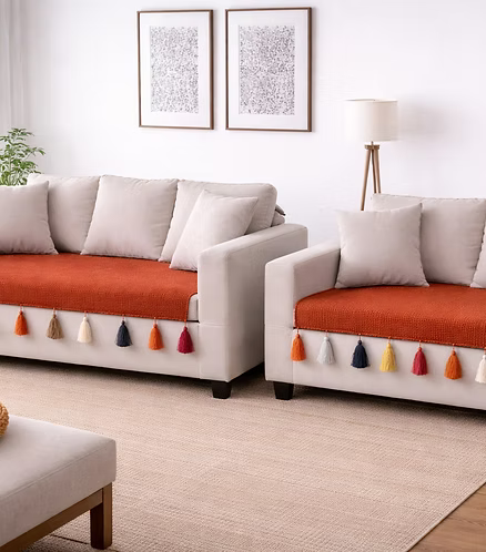 Mud Brown Sofa Cover (per piece)