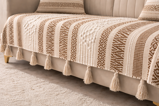 Brown Boho Sofa Cover (per piece)