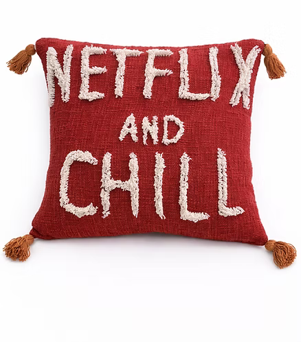 Netflix and Chill Cushion Cover (per piece)