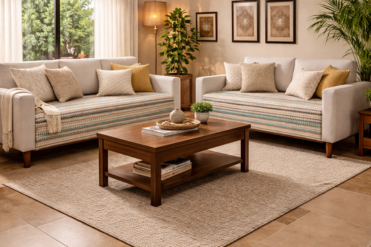 White Harmon Sofa Cover