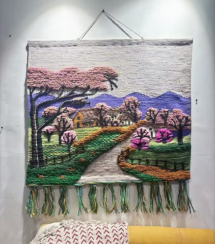 Spring Blossom Path (40" x 36")