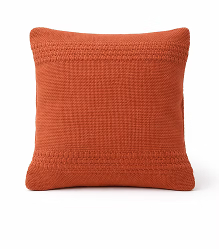 Rust Weave Cushion Cover