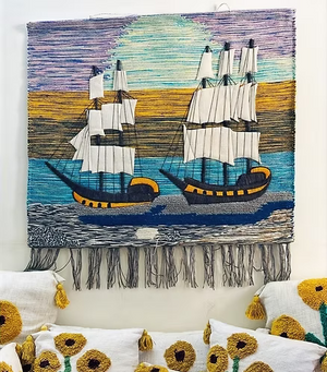 Sailing Horizon (40" x 36")