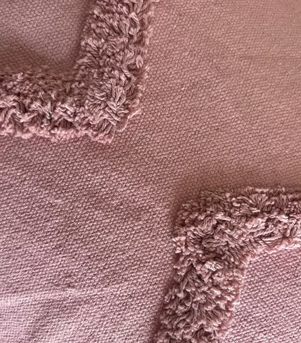 Tufted Love - Pink Cushion Cover