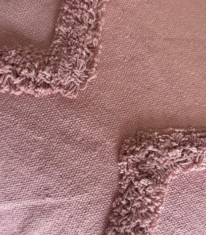 Tufted Love - Pink Cushion Cover