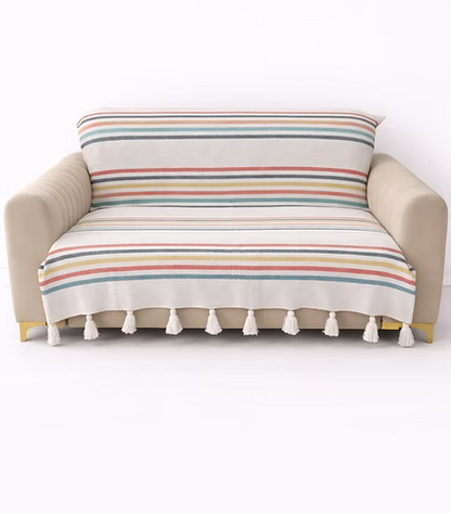 Cozy Striped Throw