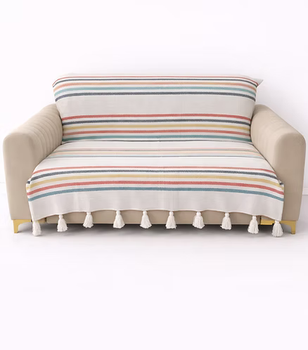 Cozy Striped Throw