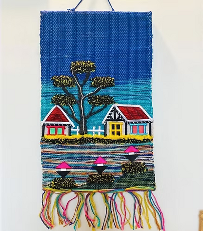 Blue Village Harmony (12" x 16")