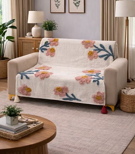 Willow & Sky Throw (per piece)