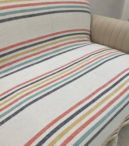 Cozy Striped Throw