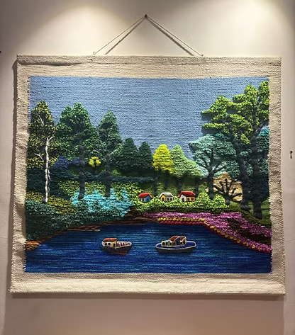 Lakeside Forest Retreat (40" x 36")