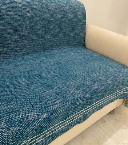 Ocean Blue Handloom Throw