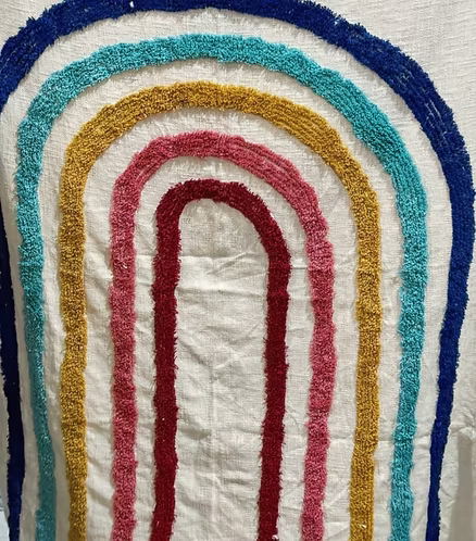 Rainbow Drift Throw (per piece)