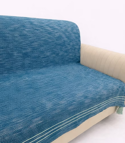 Ocean Blue Handloom Throw