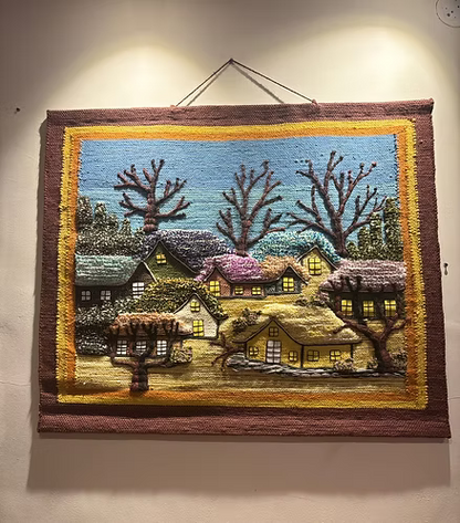 Autumn Fields (40" x 36")