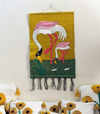 Cranes by the Water (24" × 30")