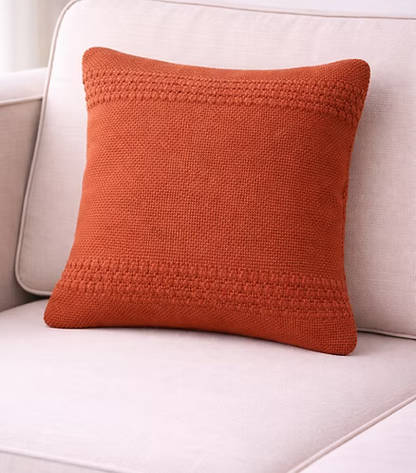 Rust Weave Cushion Cover