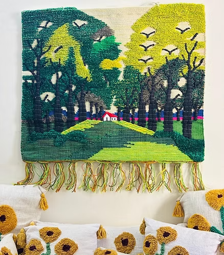 Green Canopy Lane (40" x 36")