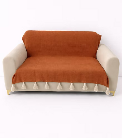 Terracotta Textured Throw