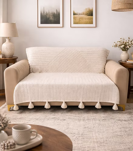 Classic Waffle Weave Throw