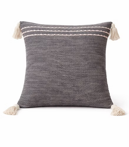 Grey Weave Cushion Cover