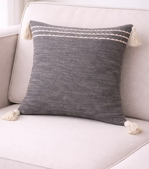 Grey Weave Cushion Cover