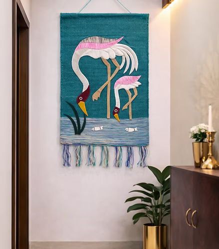 Cranes by the Water (24" × 30")