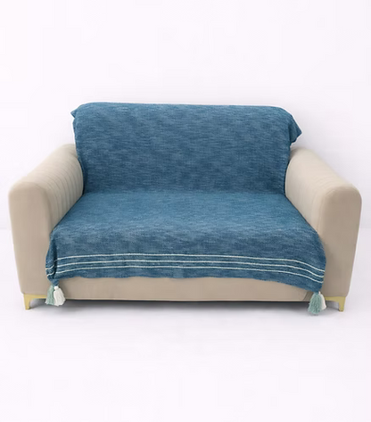 Ocean Blue Handloom Throw