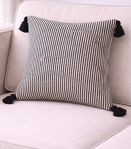 Mono Dot Quilted Cushion Cover