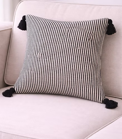 Mono Dot Quilted Cushion Cover