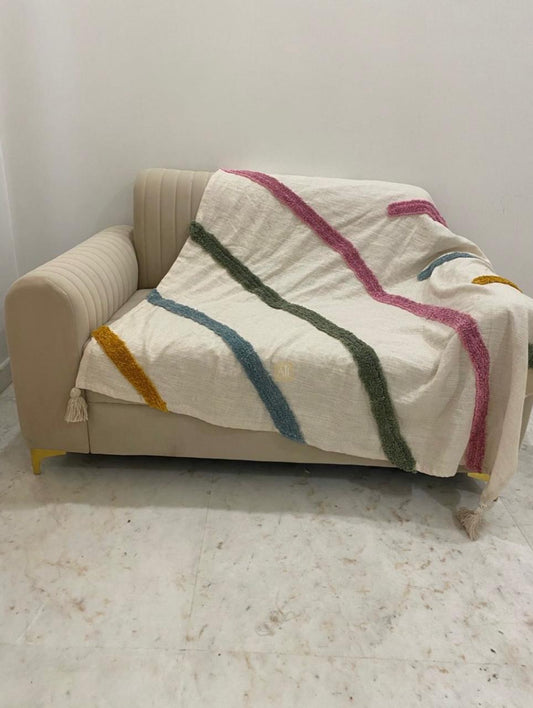 Aurora Lines Throw (per piece)