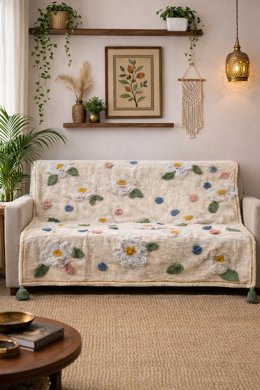 Bloom & Bough Throw (per piece)