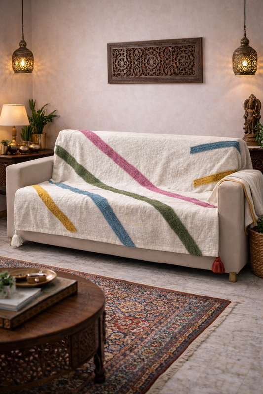 Aurora Lines Throw (per piece)