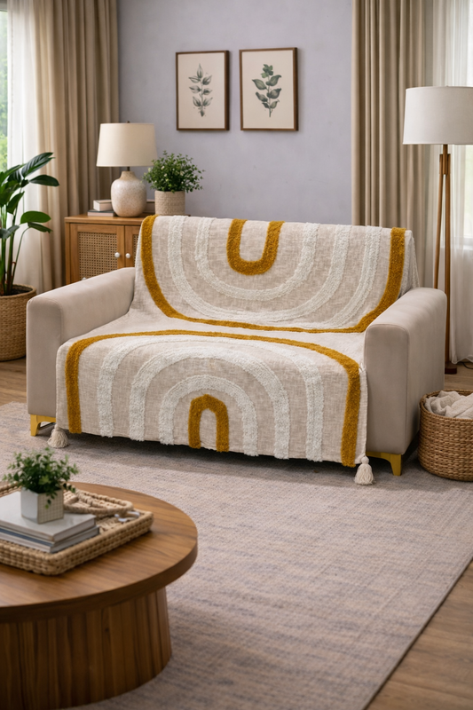 Amber Crescent Throw (per piece)