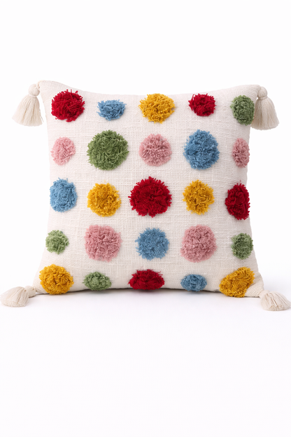Pom Pom Cushion Cover (per piece)