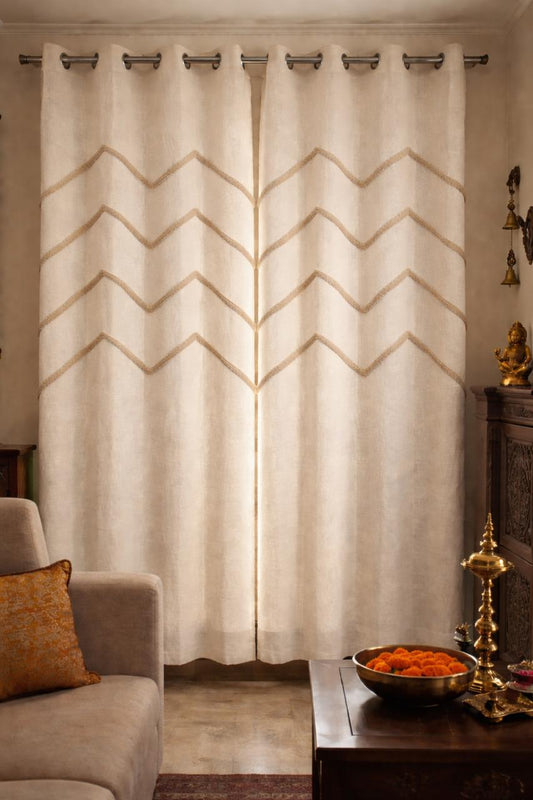 Wave Tuft Curtain (per piece)