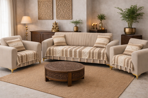 Beige Boho Sofa Cover (per piece)