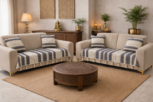 Black Boho Sofa Cover (per piece)