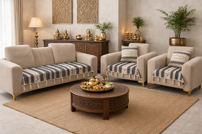 Black Boho Sofa Cover (per piece)