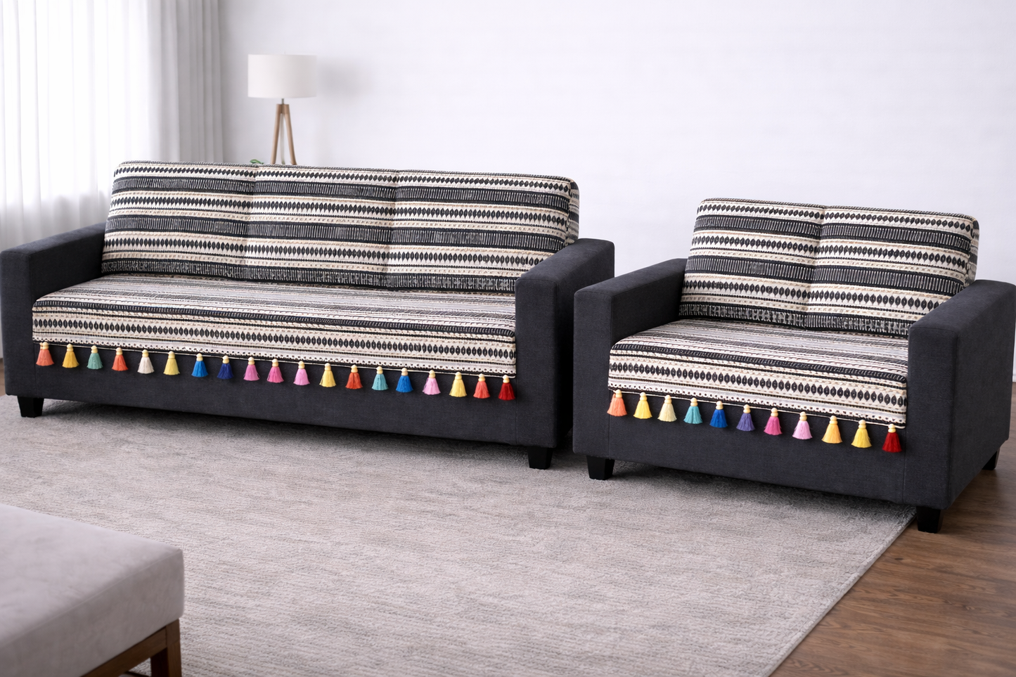 Black Beauty Sofa Cover (per piece)