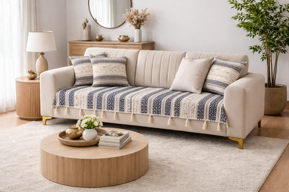 Black Boho Sofa Cover (per piece)