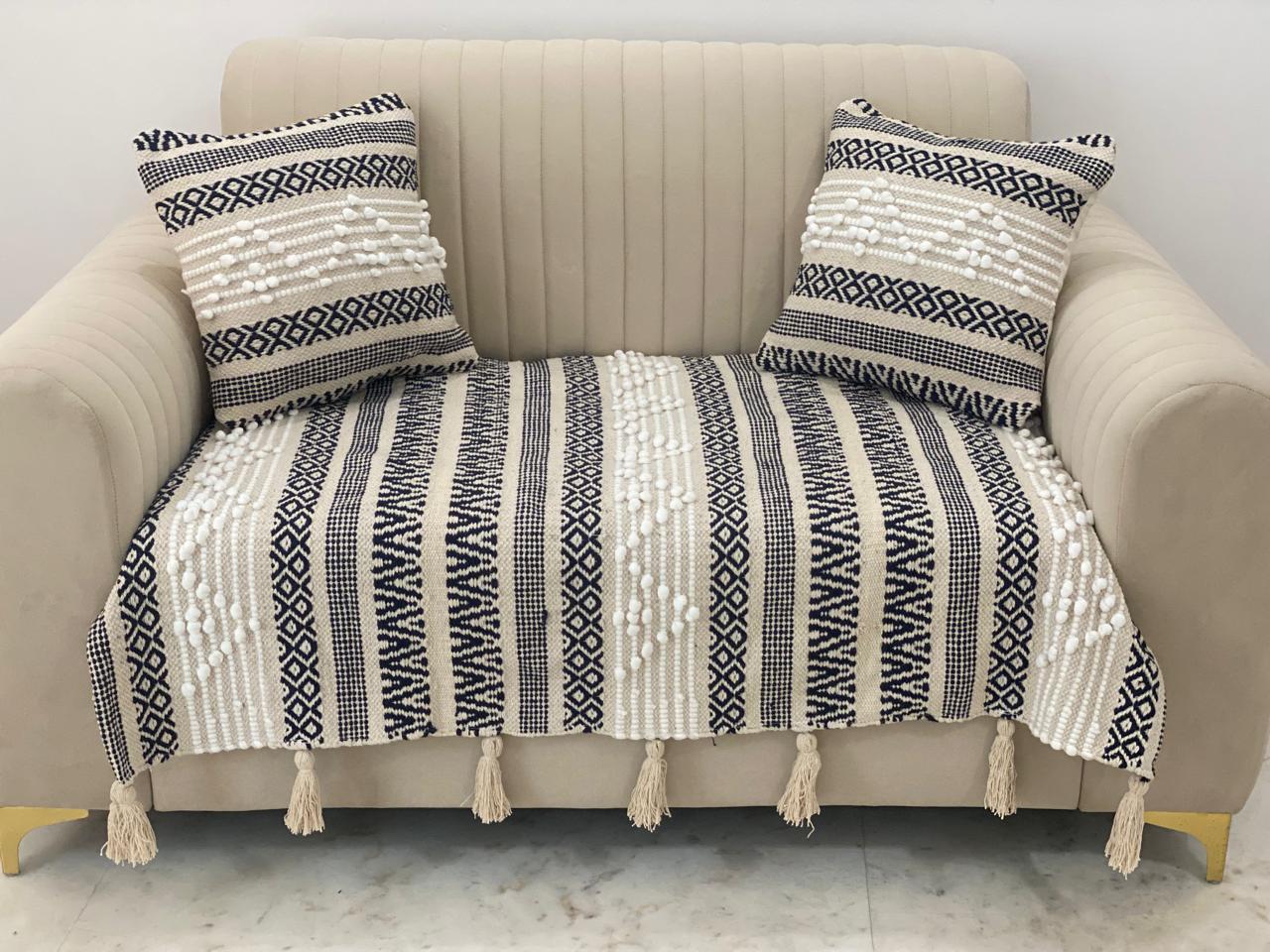 Black Boho Sofa Cover (per piece)