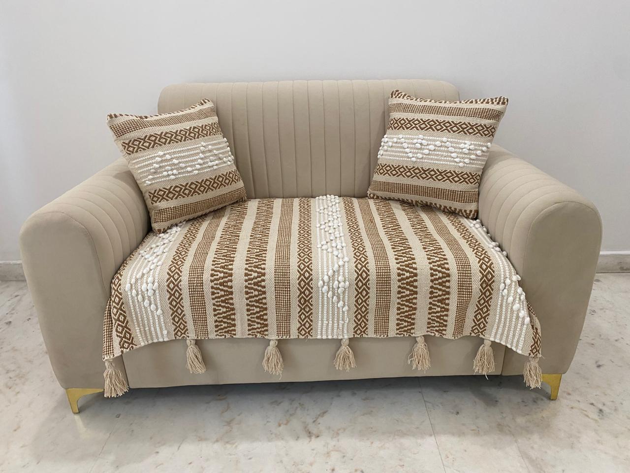 Brown Boho Sofa Cover (per piece)