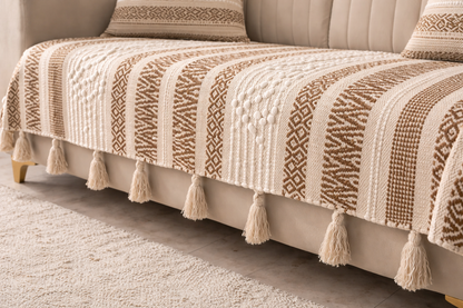 Brown Boho Sofa Cover (per piece)