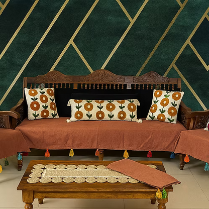 Mud Brown Sofa Cover (per piece)