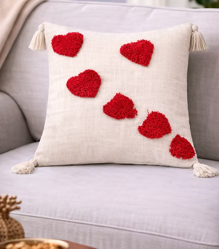 Hearts Cushion Cover (per piece)