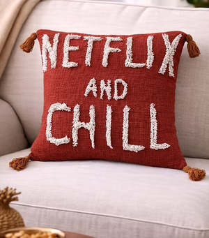 Netflix and Chill Cushion Cover (per piece)