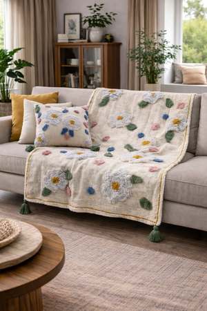 Bloom & Bough Throw (per piece)
