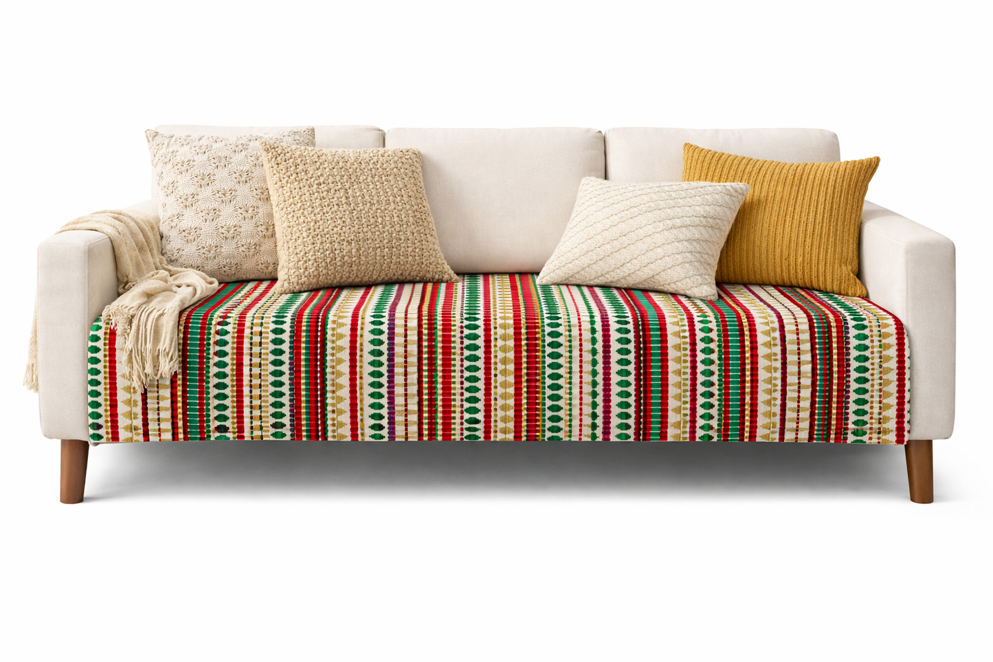 Green Shubh Sofa Cover